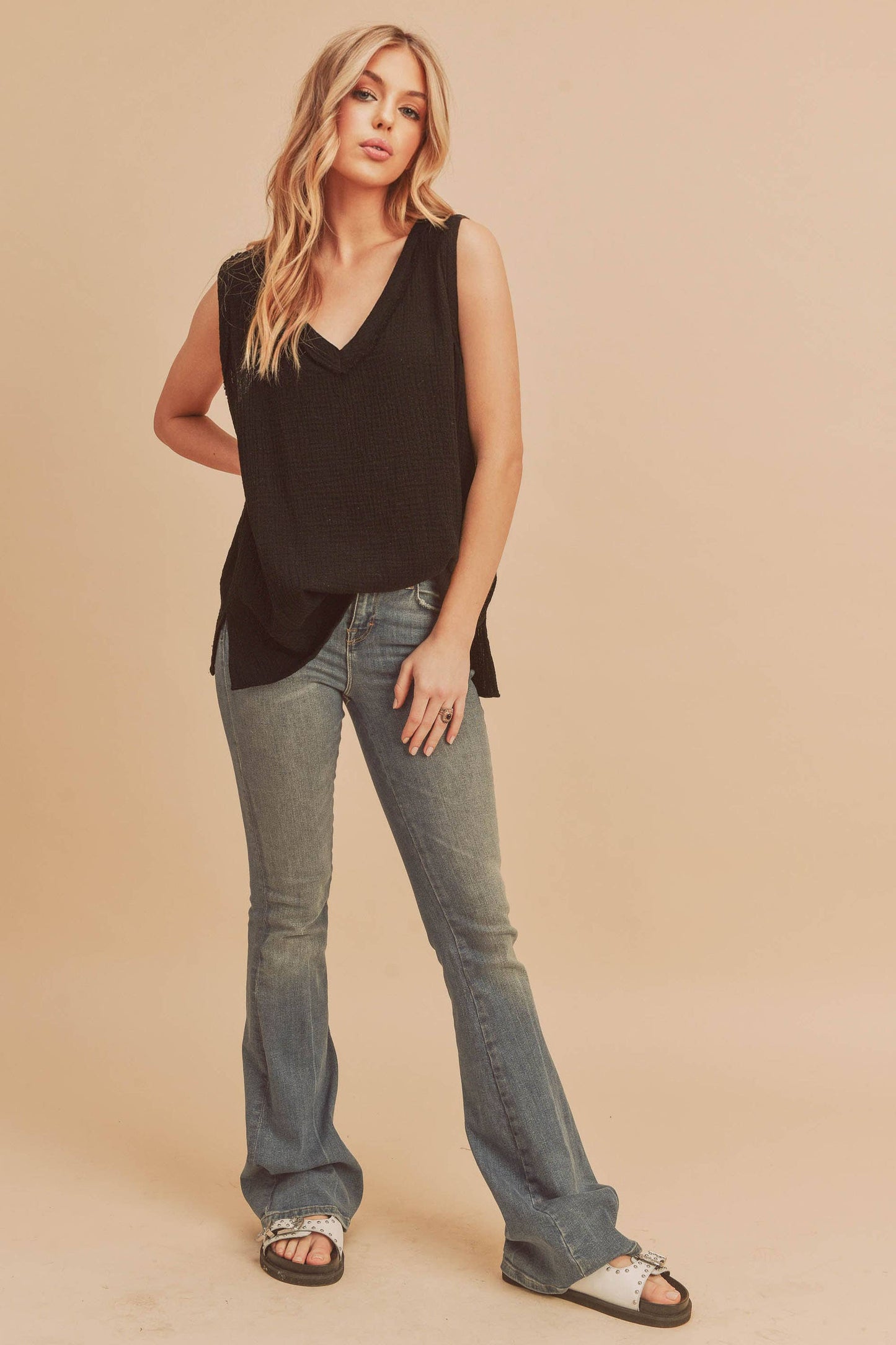Nasia Tank in Black