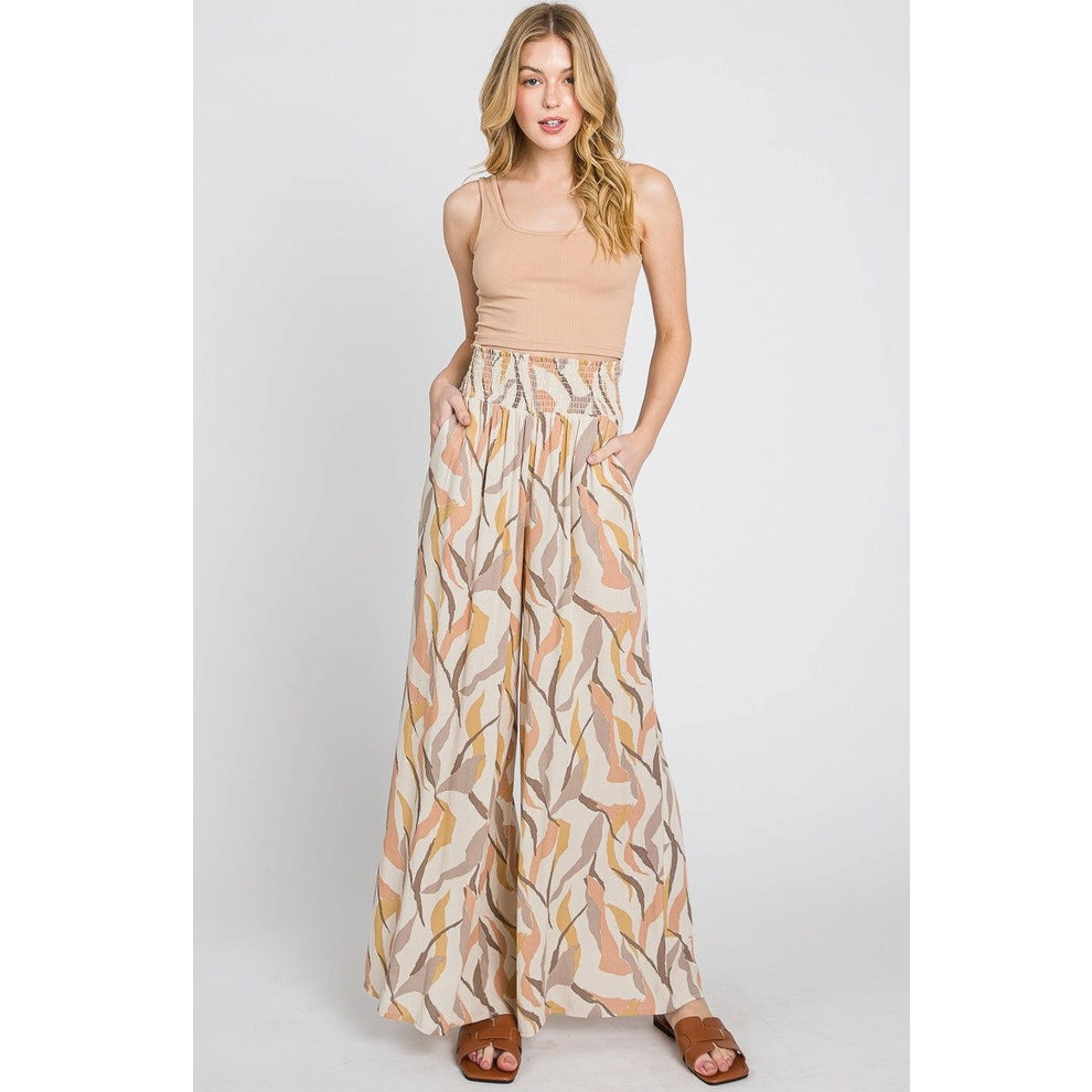 Desert Waves Wide Smock Pants