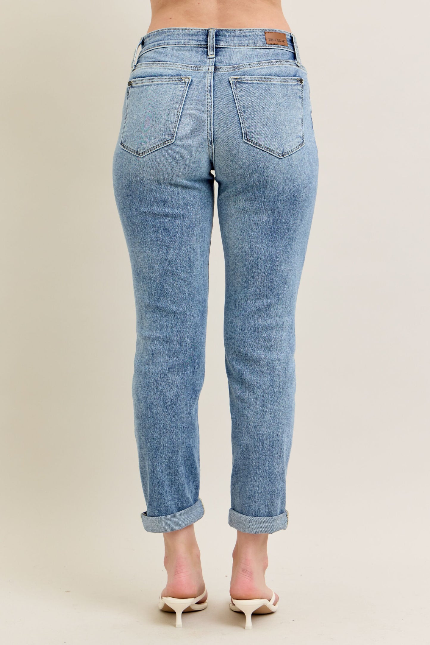 Judy Blue Essential Mid Rise Boyfriend Jean