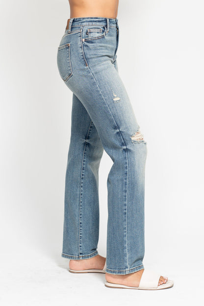 Judy Blue HW Destroyed Dad Jean
