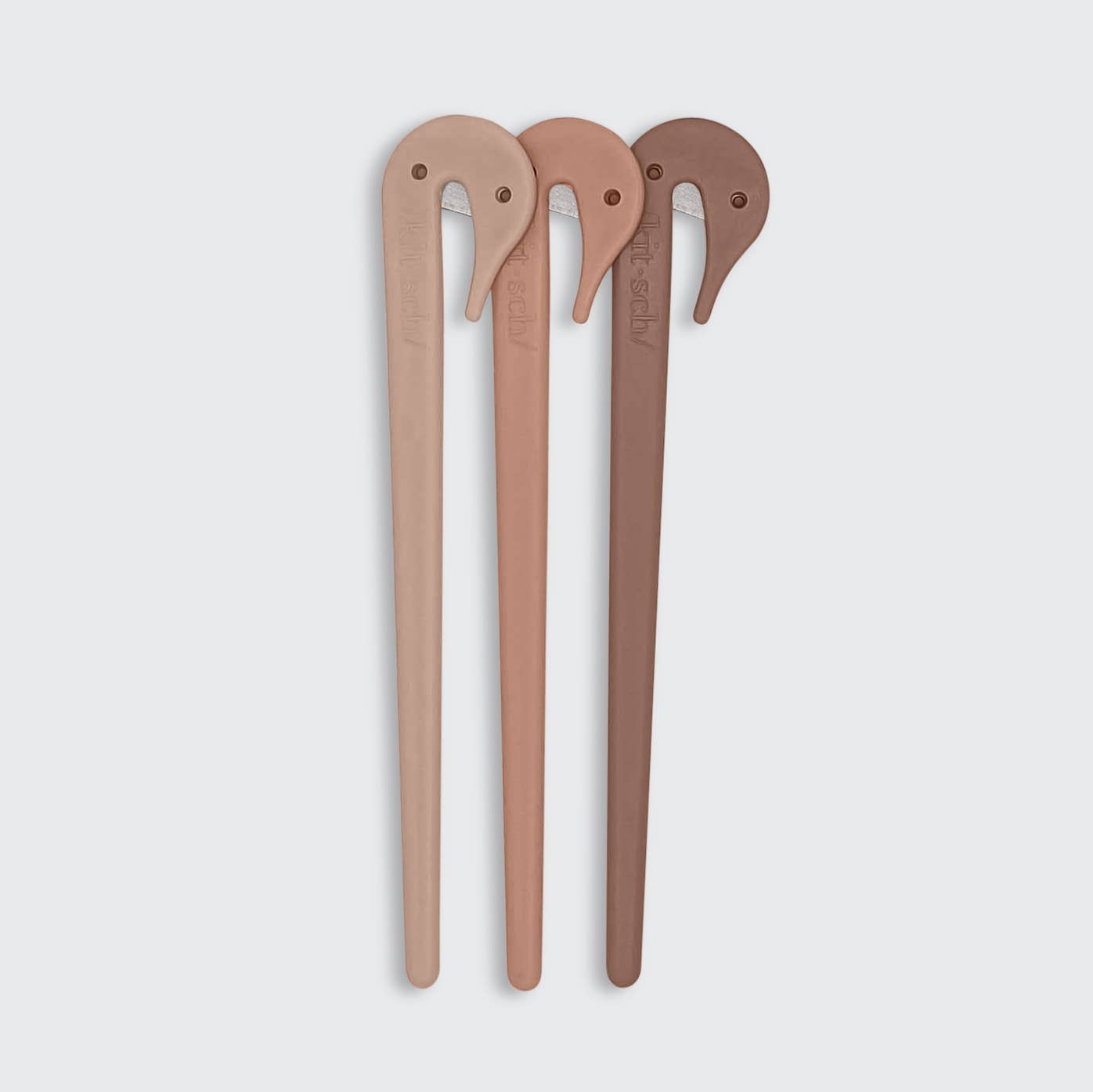 KITSCH - Eco-Friendly Elastic Cutters 3pc Set - Multi-coloured