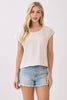 Final Touch - Woven Extended Sleeve Boxy Top