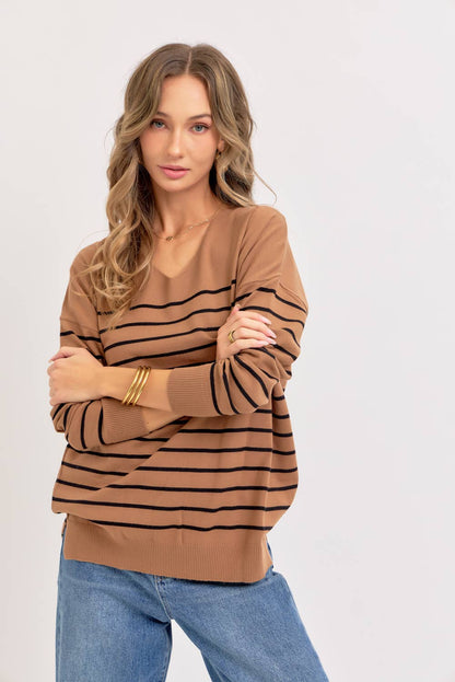Oversized Striped Sweater