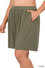 Elastic Waist Shorts with pockets Plus Size