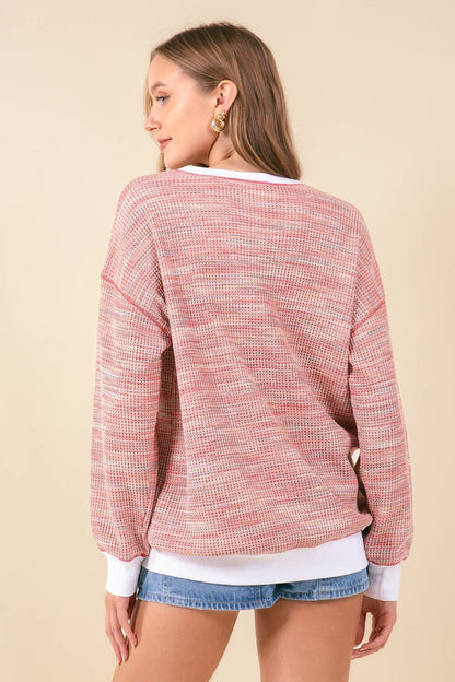 Izzy Long Sleeve Multi-Color Shirt