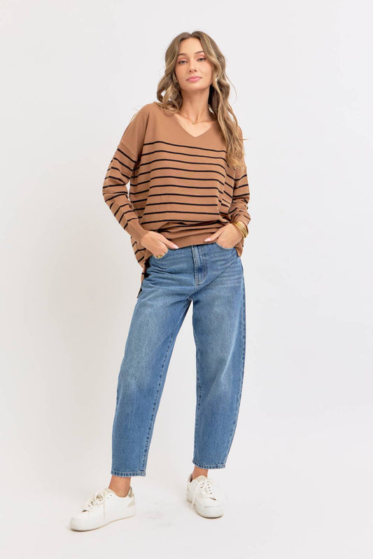 Oversized Striped Sweater