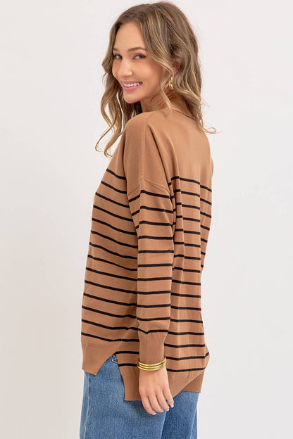 Oversized Striped Sweater